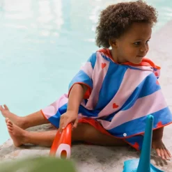 Poncho de plage Cerise (60 x 60 cm)