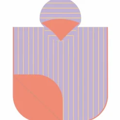 Poncho de plage Lavande (60 x 60 cm)