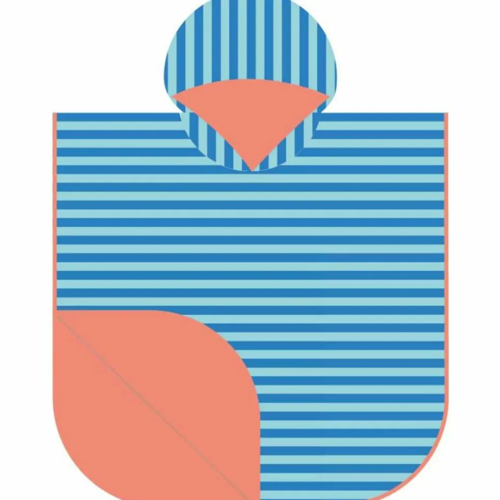 Poncho de plage Océan (60 x 60 cm)