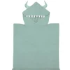 Poncho de plage vert monstre (3 ans et +)
