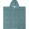 Poncho enfant Léopard vert (3-10 ans)