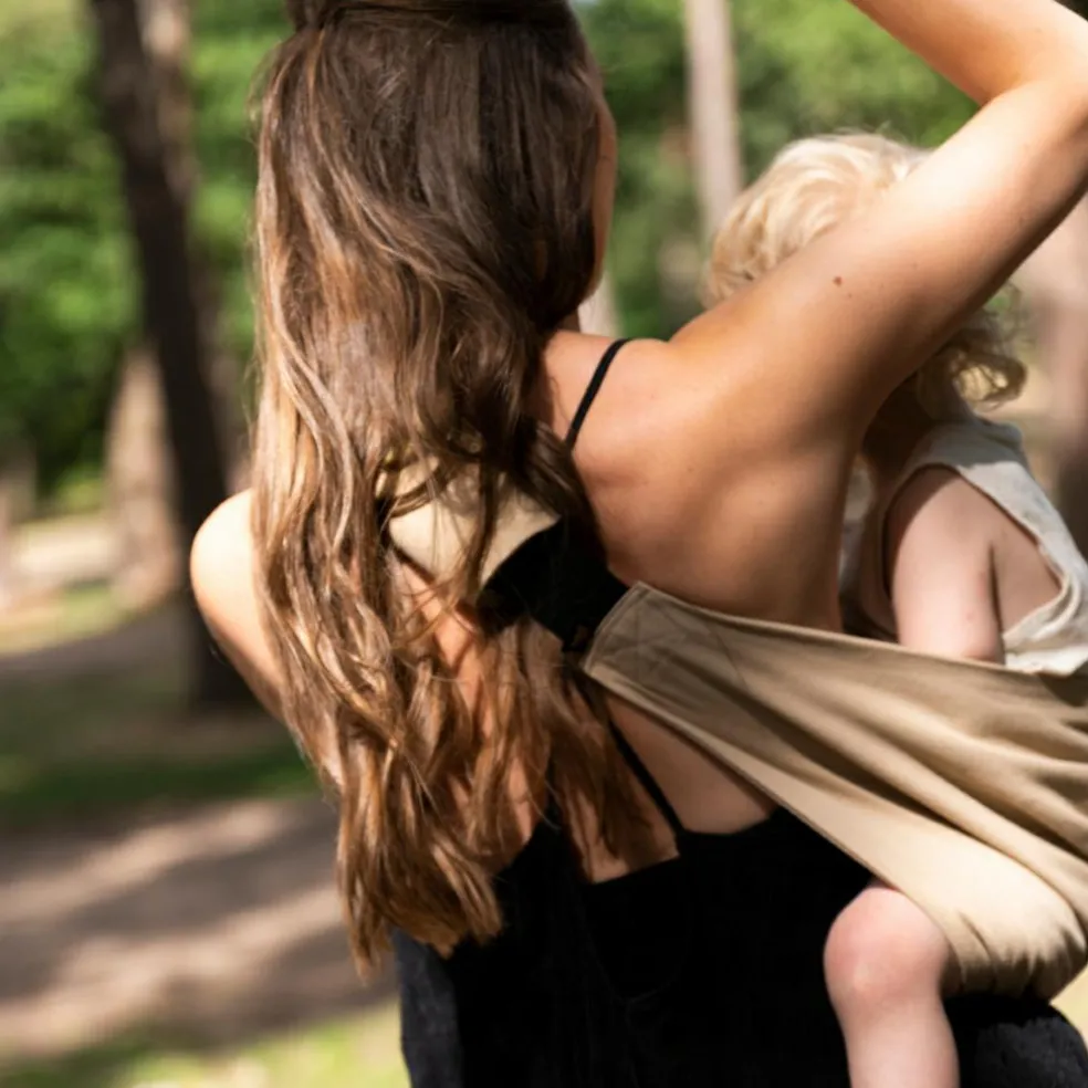 Porte bébé enfant Beige