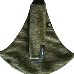 Porte bébé enfant en velours côtelé Olive Rib