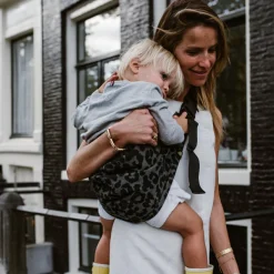 Porte bébé enfant Grey Leopard