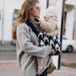 Porte bébé enfant Teddy Houndstooth