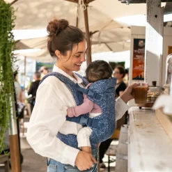 Porte bébé Flip 4 en 1 Navy Floral