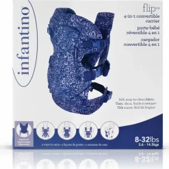 Porte bébé Flip 4 en 1 Navy Floral