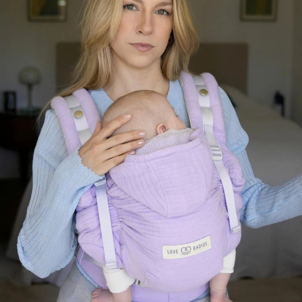 Porte bébé HoodieCarrier 2 Lilas