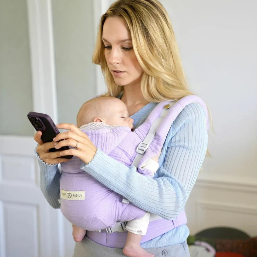 Porte bébé HoodieCarrier 2 Lilas