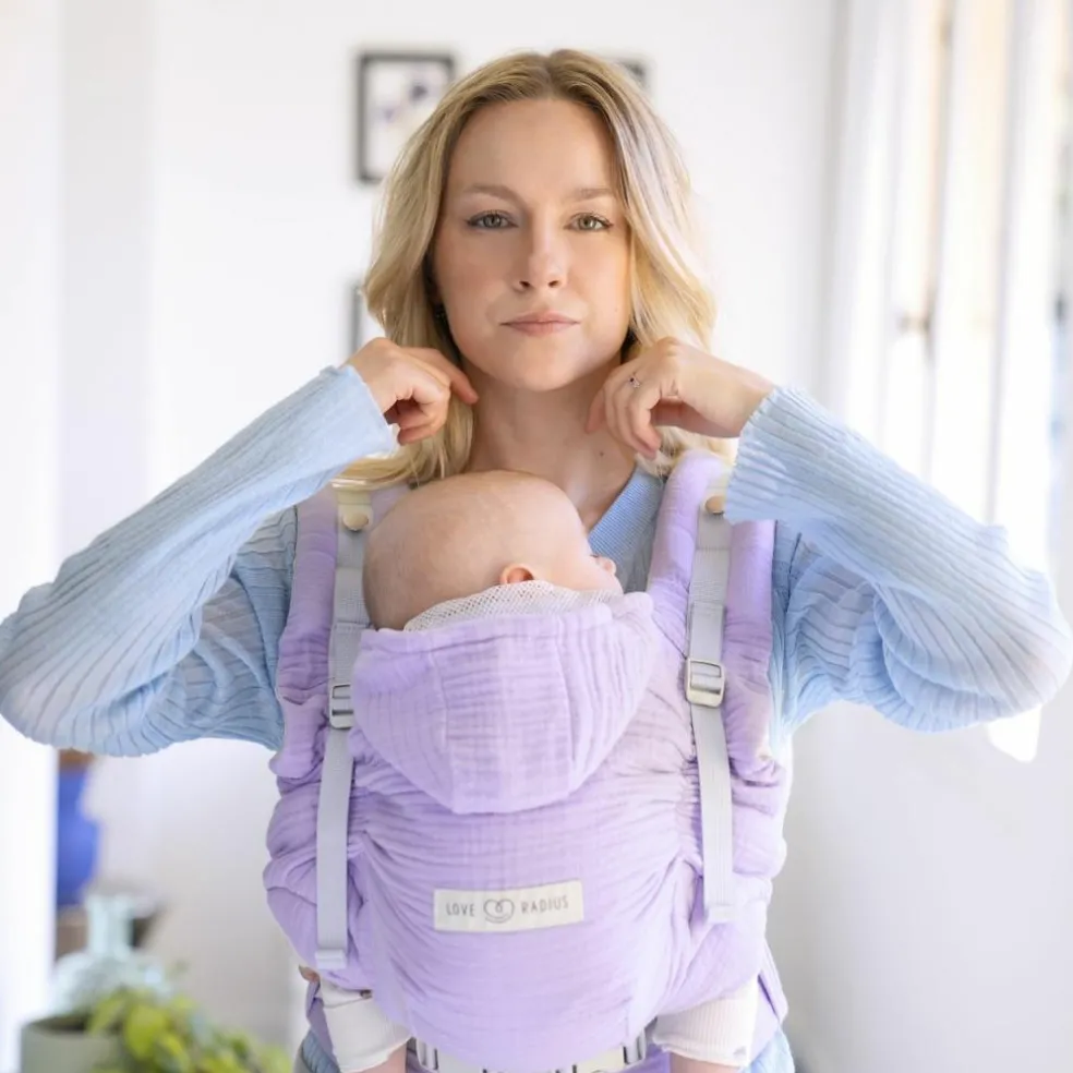 Porte bébé HoodieCarrier 2 Lilas