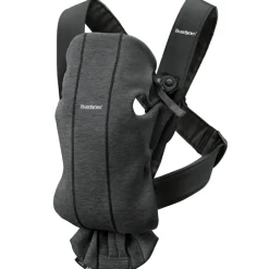 Porte bébé Mini Jersey 3D gris charbon