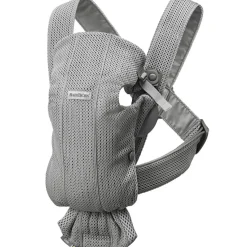 Porte bébé Mini tissu Mesh 3D gris