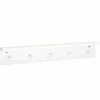 Porte manteau mural blanc 5 patères