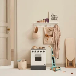 Porte manteau mural blanc 5 patères