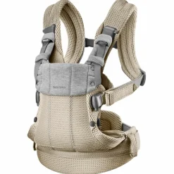 Porte-bébé Harmony 3D Mesh gris beige