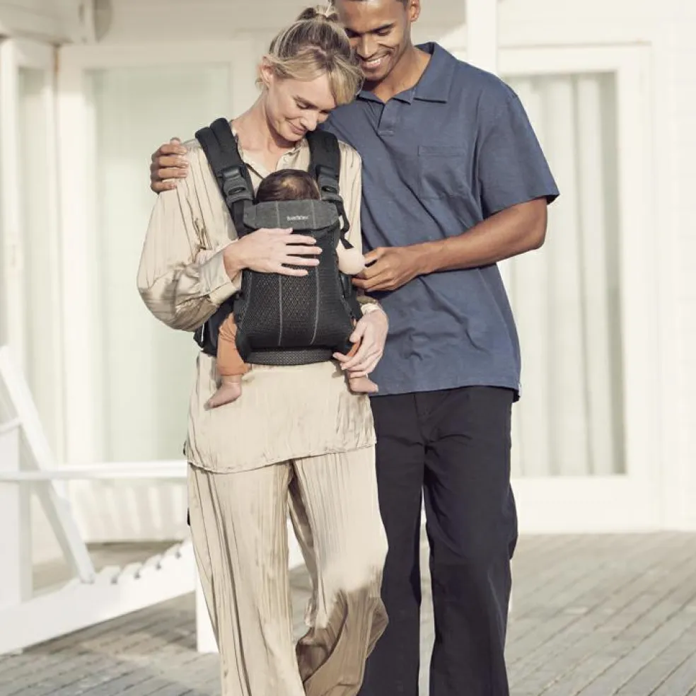 Porte-bébé Harmony en Mesh 3D noir