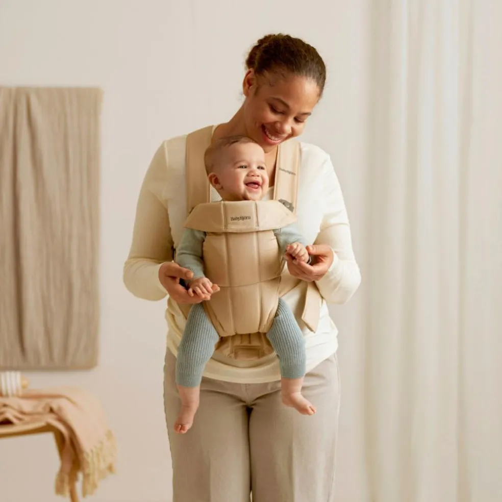 Porte-bébé Mini Tissé beige