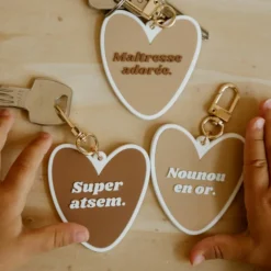 Porte-clé Nounou en or