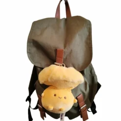 Porte-clé peluche Champignon Chanterelle (15 cm)