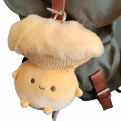 Porte-clé peluche Champignon Chanterelle (15 cm)
