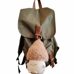 Porte-clé peluche Champignon Morille (15 cm)