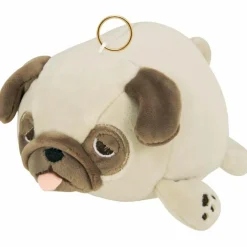 Porte-clé peluche Nemu Nemu Hana le Bulldog (11 cm)