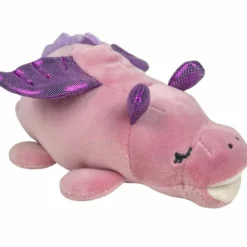 Porte-clé peluche Nemu Nemu Dragona le Dragon rose (18 cm)