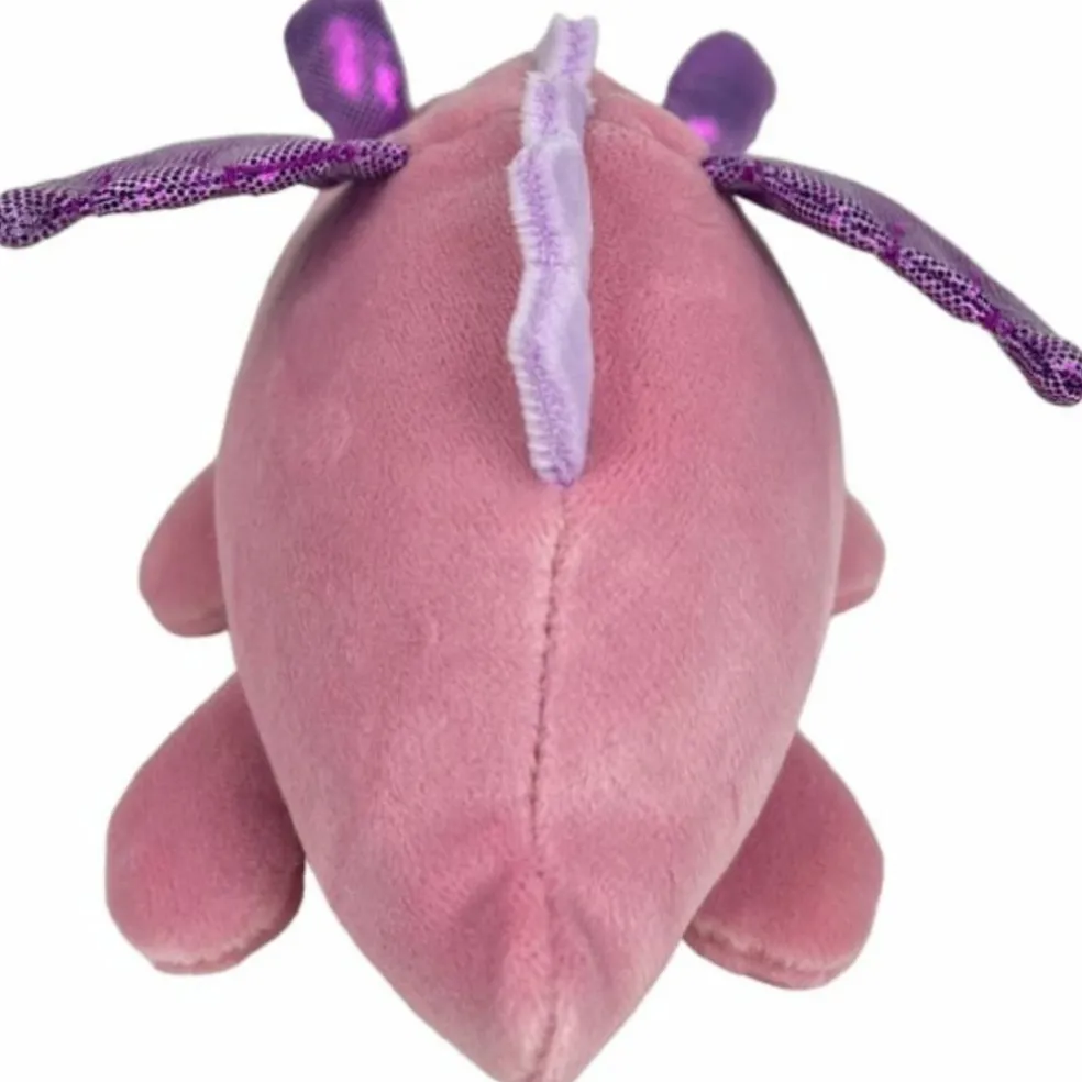 Porte-clé peluche Nemu Nemu Dragona le Dragon rose (18 cm)