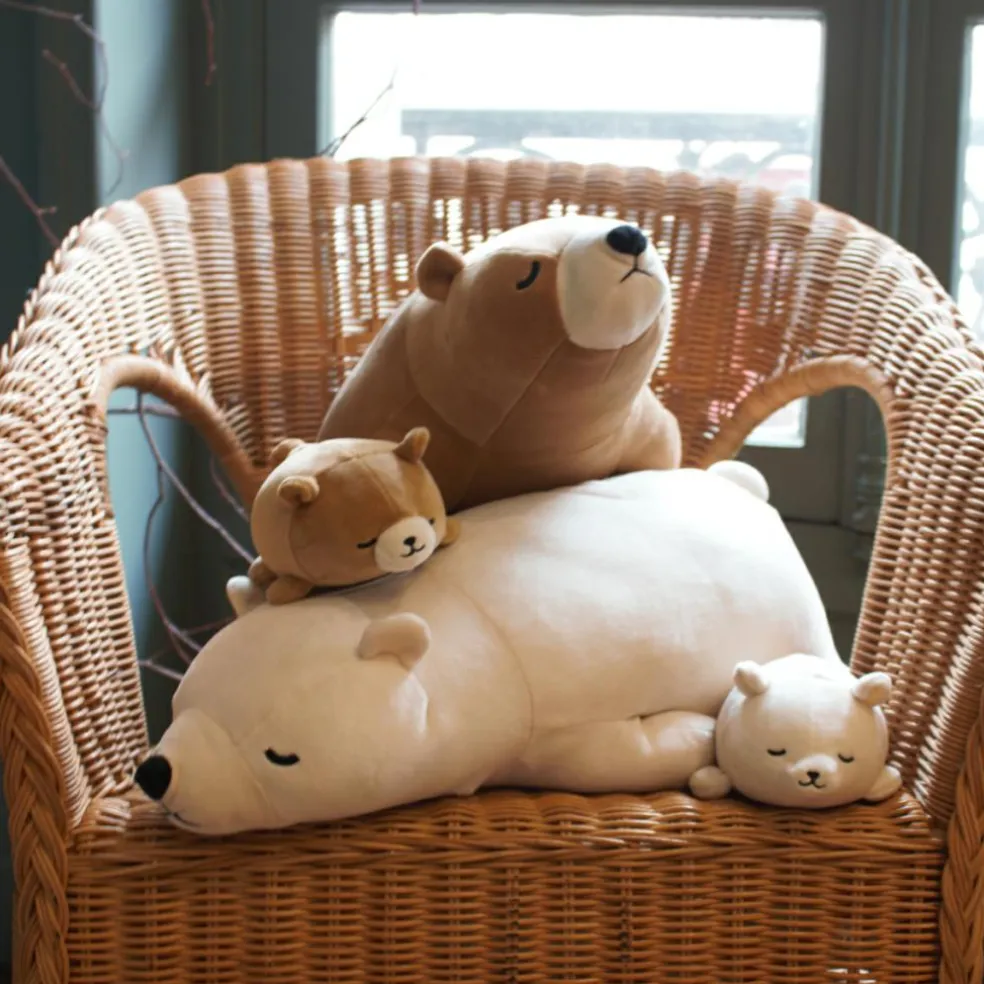 Porte-clé peluche Nemu Nemu Cookie l'Ours brun (12 cm)