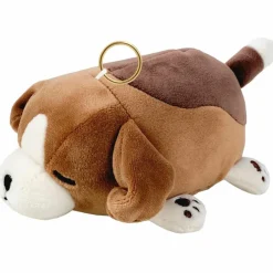 Porte-clé peluche Nemu Nemu chien Beagle Vick (11 cm)