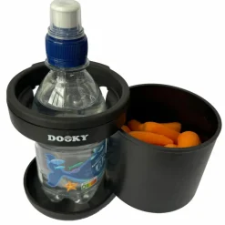 Porte-gobelet et porte-snack pour poussette