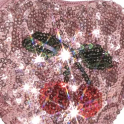 Porte-monnaie à paillettes Mellow rose