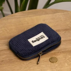 Porte-monnaie Lili Velours Marine