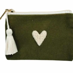 Porte-monnaie Love vert