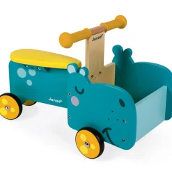 Porteur en bois Hippopotame