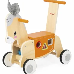 Porteur en bois Âne Ferme