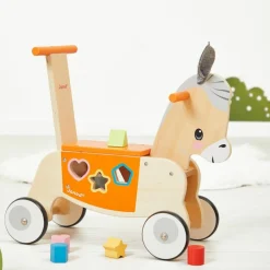 Porteur en bois Âne Ferme