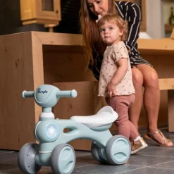 Porteur vélo vert d'eau