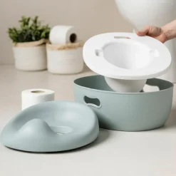 Pot d'apprentissage Potty 3 en 1 Vert Sauge