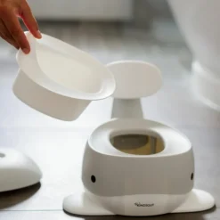 Pot pour bébé Baleine Gris clair