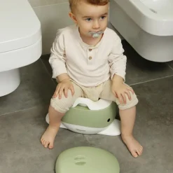 Pot pour bébé Baleine Pistache