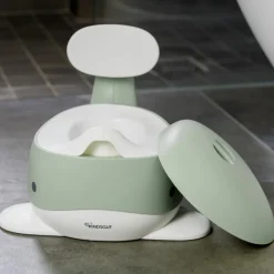 Pot pour bébé Baleine Pistache