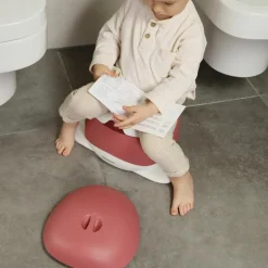 Pot pour bébé Baleine Rose foncé