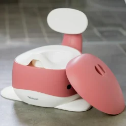 Pot pour bébé Baleine Rose foncé