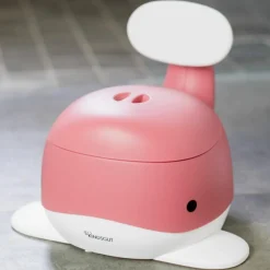 Pot pour bébé Baleine Rose foncé