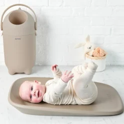 Poubelle à couche Dropy Taupe