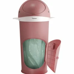 Poubelle à couches Baleine Rose foncé