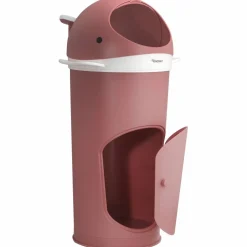 Poubelle à couches Baleine Rose foncé