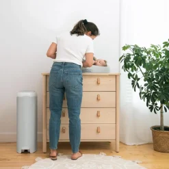 Poubelle à couches Platinium Grise