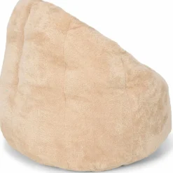 Pouf bouclette Soft Beige